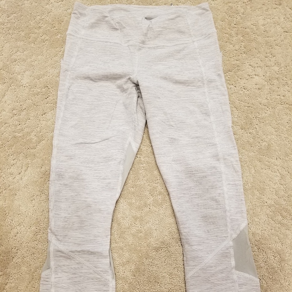 Lululemon white crops